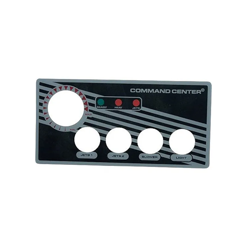 4 Button Tecmark Command Center Keypad Overlay 30202BM Genuine