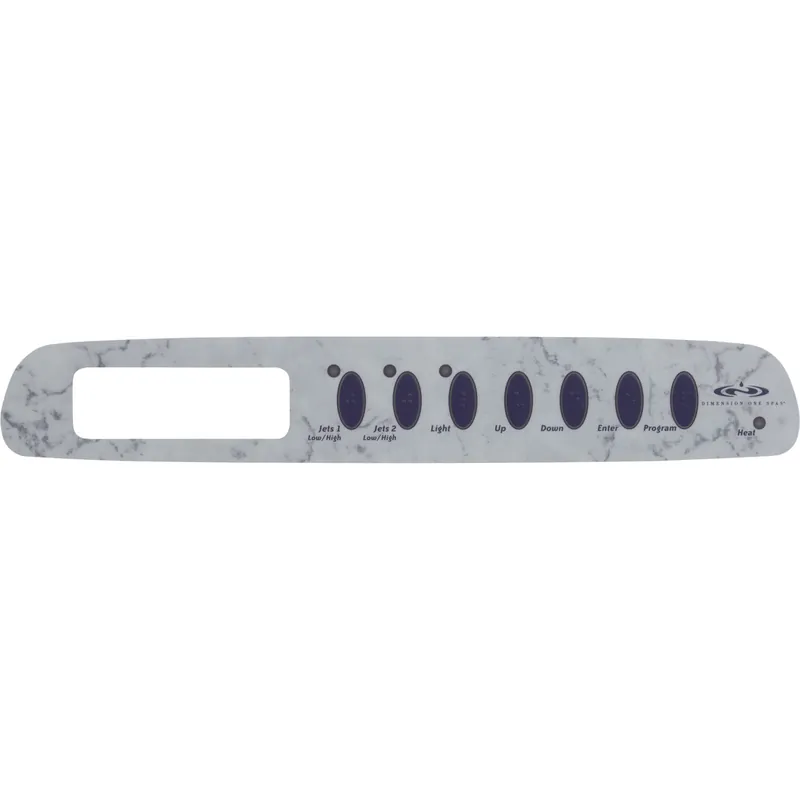 Overlay, Dimension One, Jet/Light, 7 Button | 1560-269 Low Price