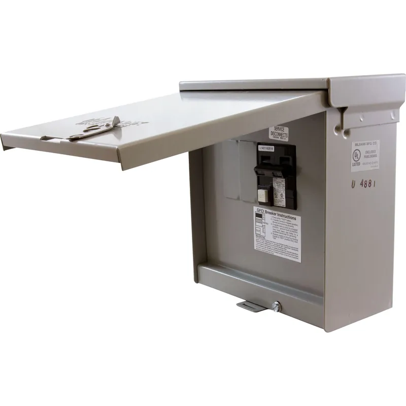 Professional Grade Load Center, GFCI Disconnect, 115v/230v, DP, 50A | U4881-O-50GB