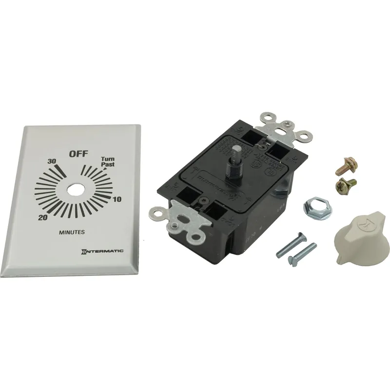 Timer, Intermatic, SPST, Wound, 30min, 20A | FF30MC Flash Sale