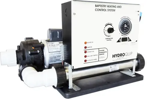 HydroQuip 5.5kW Baptismal Equipment System with Timer BES-6000T Buy Direct