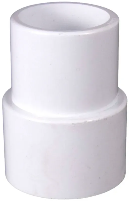 Certified Super-Pro 2" Slip x 1-1/2" Slip / 2" Spigot Fitting Extender, White - 21182-200-000