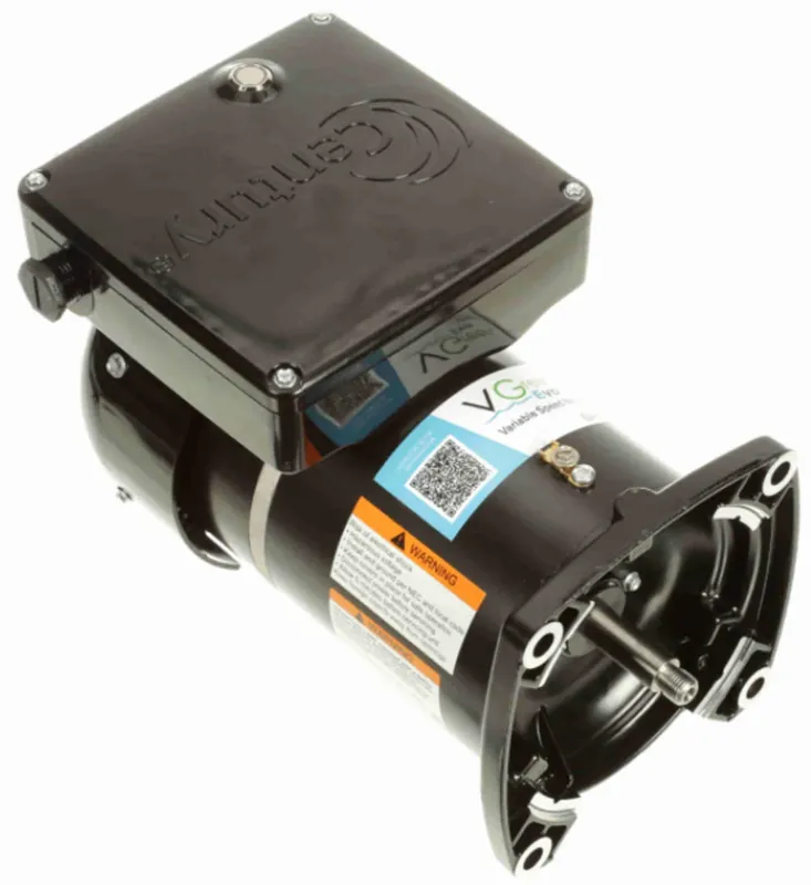 Century VGreen Evo 1.65 THP Square Flange Variable Speed Motor - EVQ165 New Release