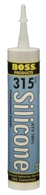 Express Delivery Soudal 8 oz. BOSS® 315 RTV 100% Silicone Sealant, Clear - 31580