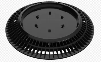 Trending 10" Black Retrofit Pebbletop Drain Cover