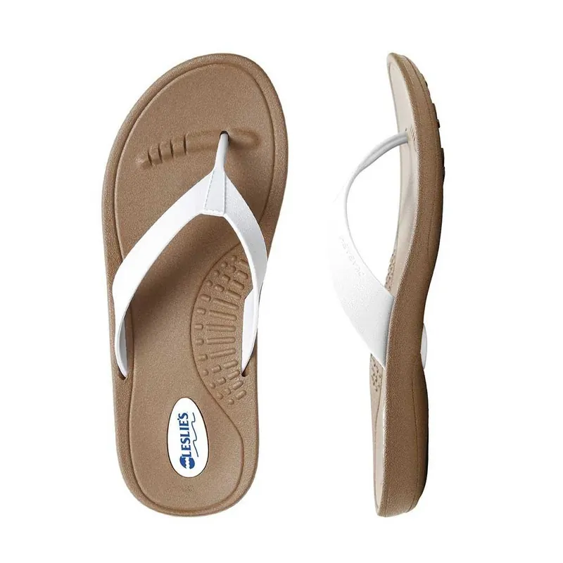 In Demand Okabashi - Flip Flops Breeze Toffee/White, Large
