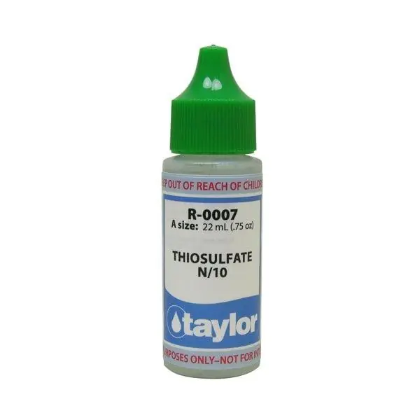 Taylor Technologies - Thiosulfate #7 N/10, .75 oz. Buy Online