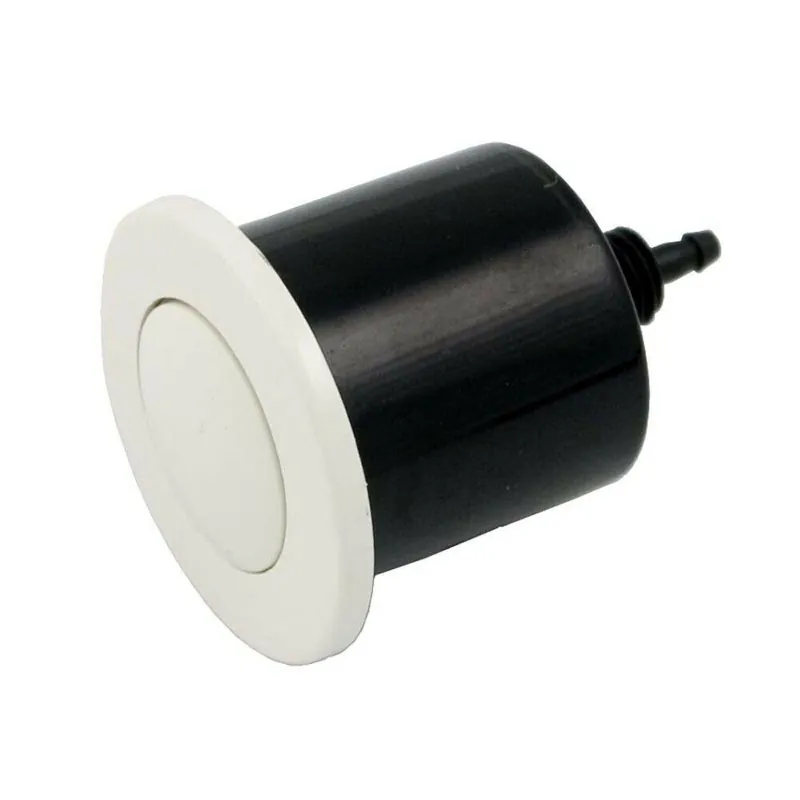 Hassle-Free Returns Herga - Air Button, Microbore, White